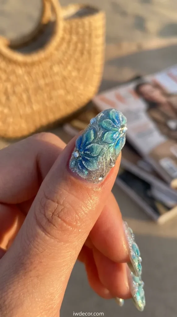 Textured and 3D Nail Art