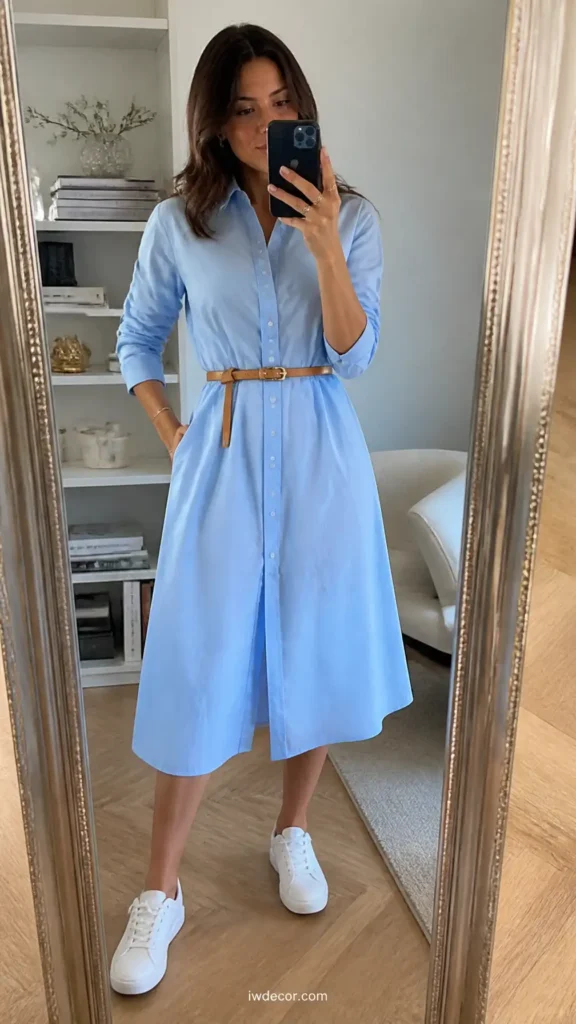 The Midi Shirtdress