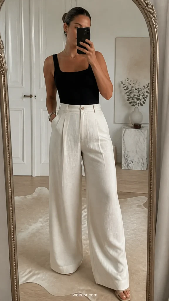 The Tailored Linen Trousers