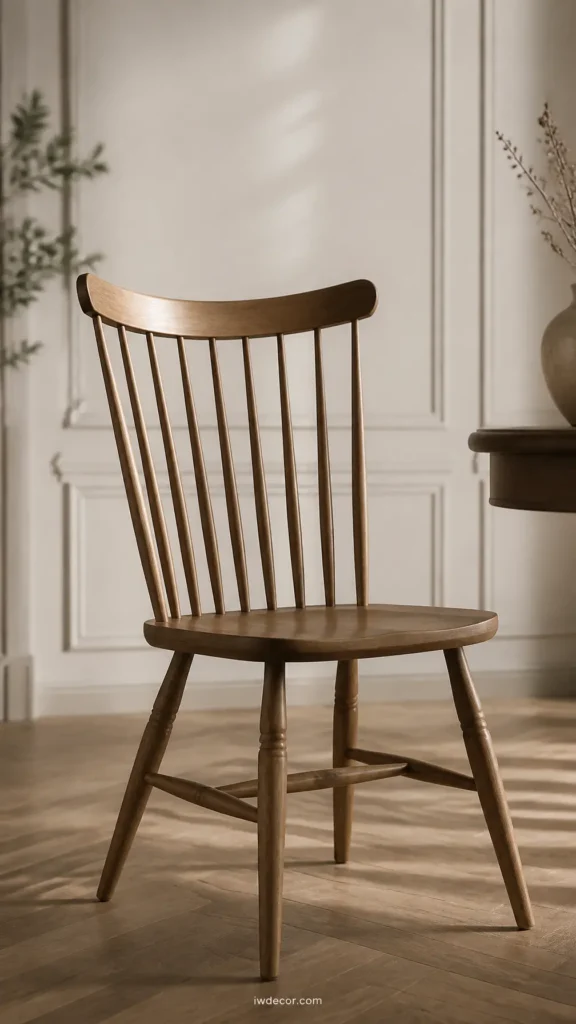 The spindle-back chair