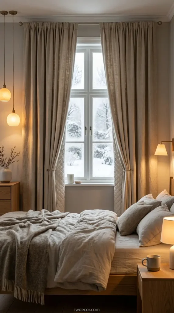 Thermal Linen Scandinavian Curtains