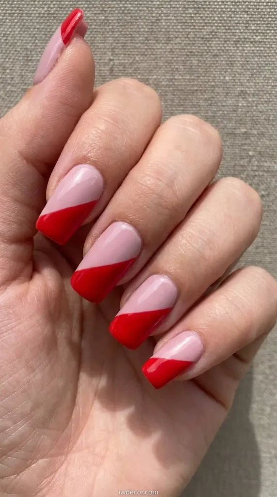 Two-Tone Diagonal Split
