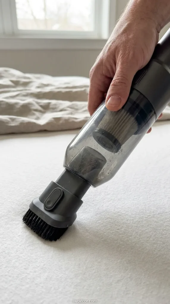 Vacuuming Mattresses