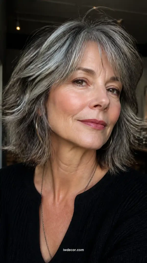 Voluminous Cinnamon Brown Layered Cut
