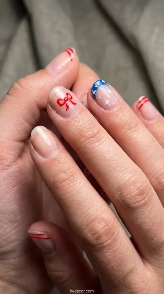 Whimsical Bow & Flag Details