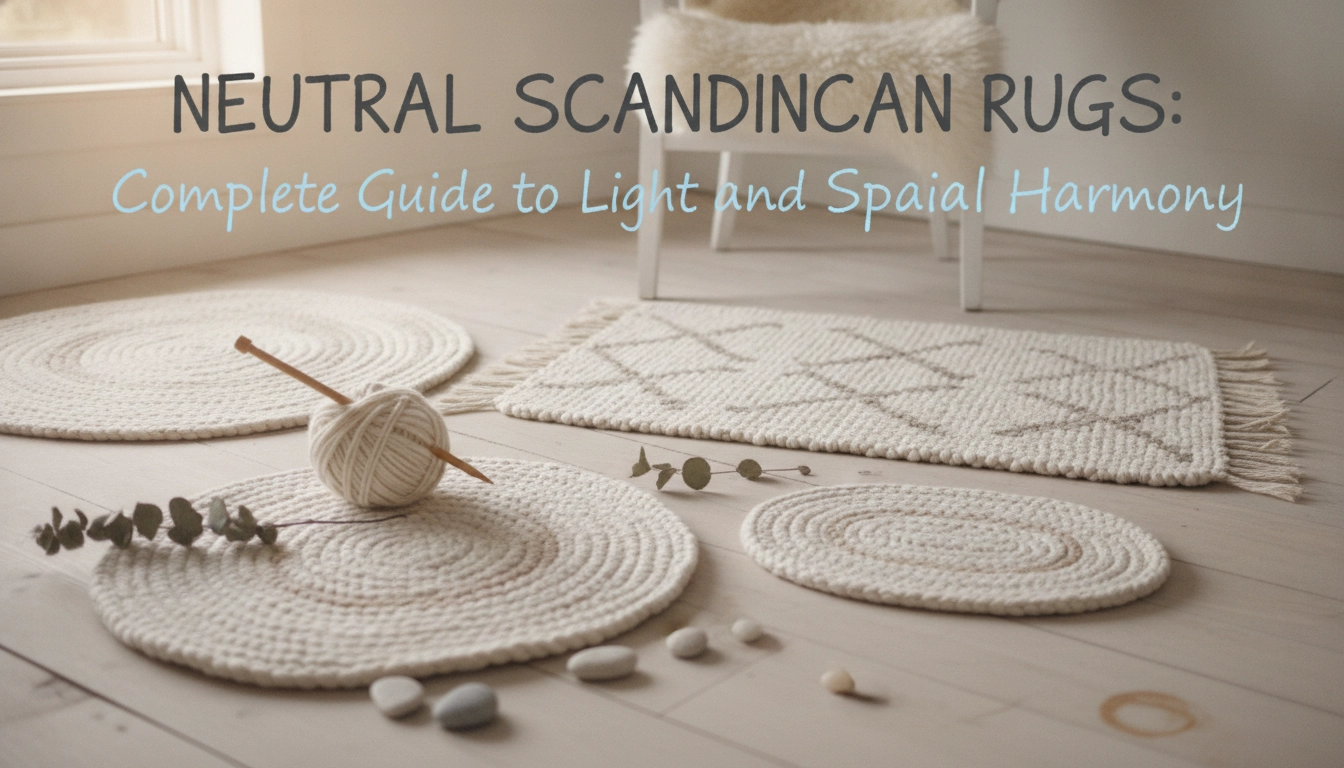 A bright living space styled with neutral scandinavian rugs on pale timber floorboards.